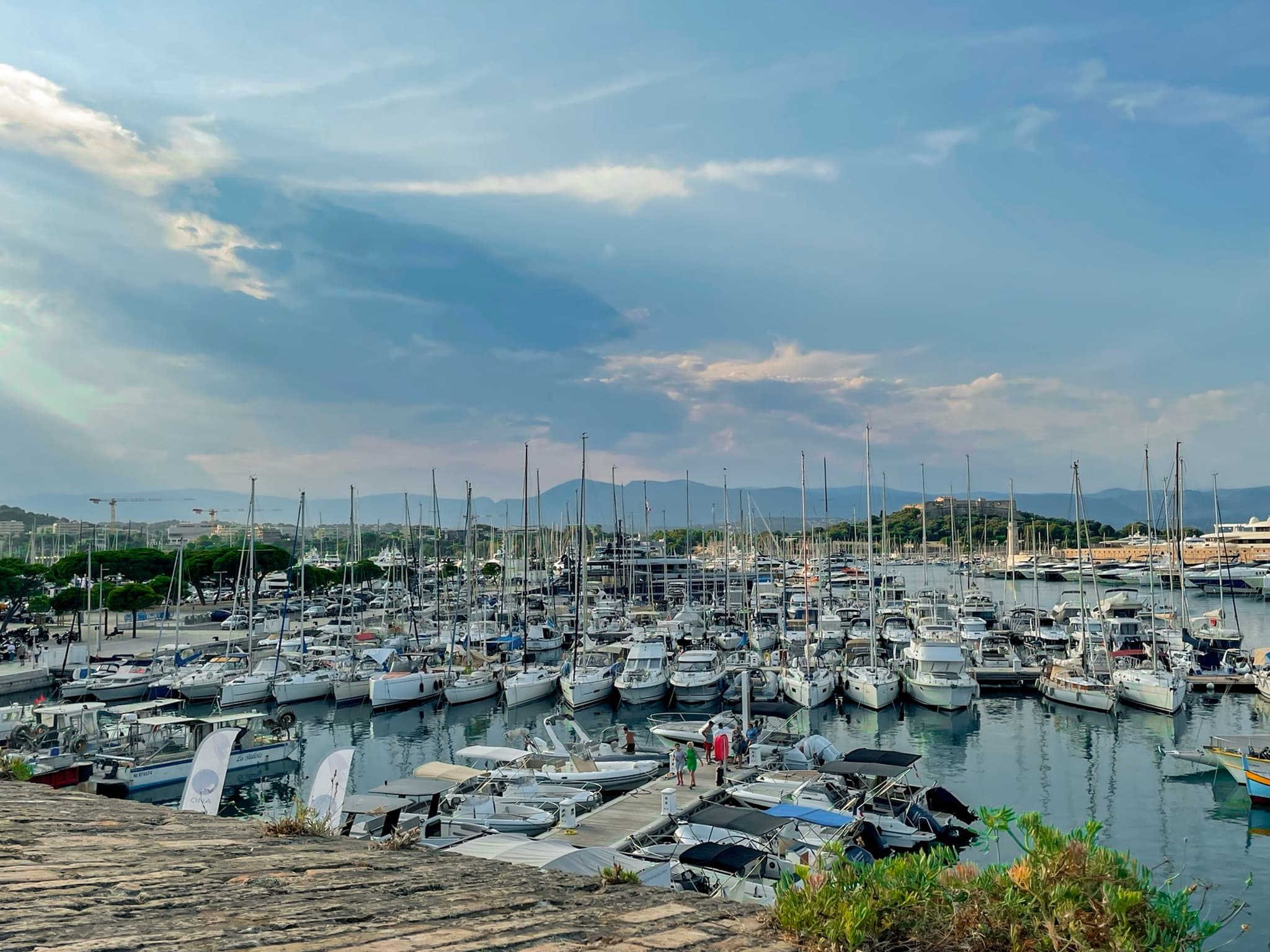 Marina in Antibes, France