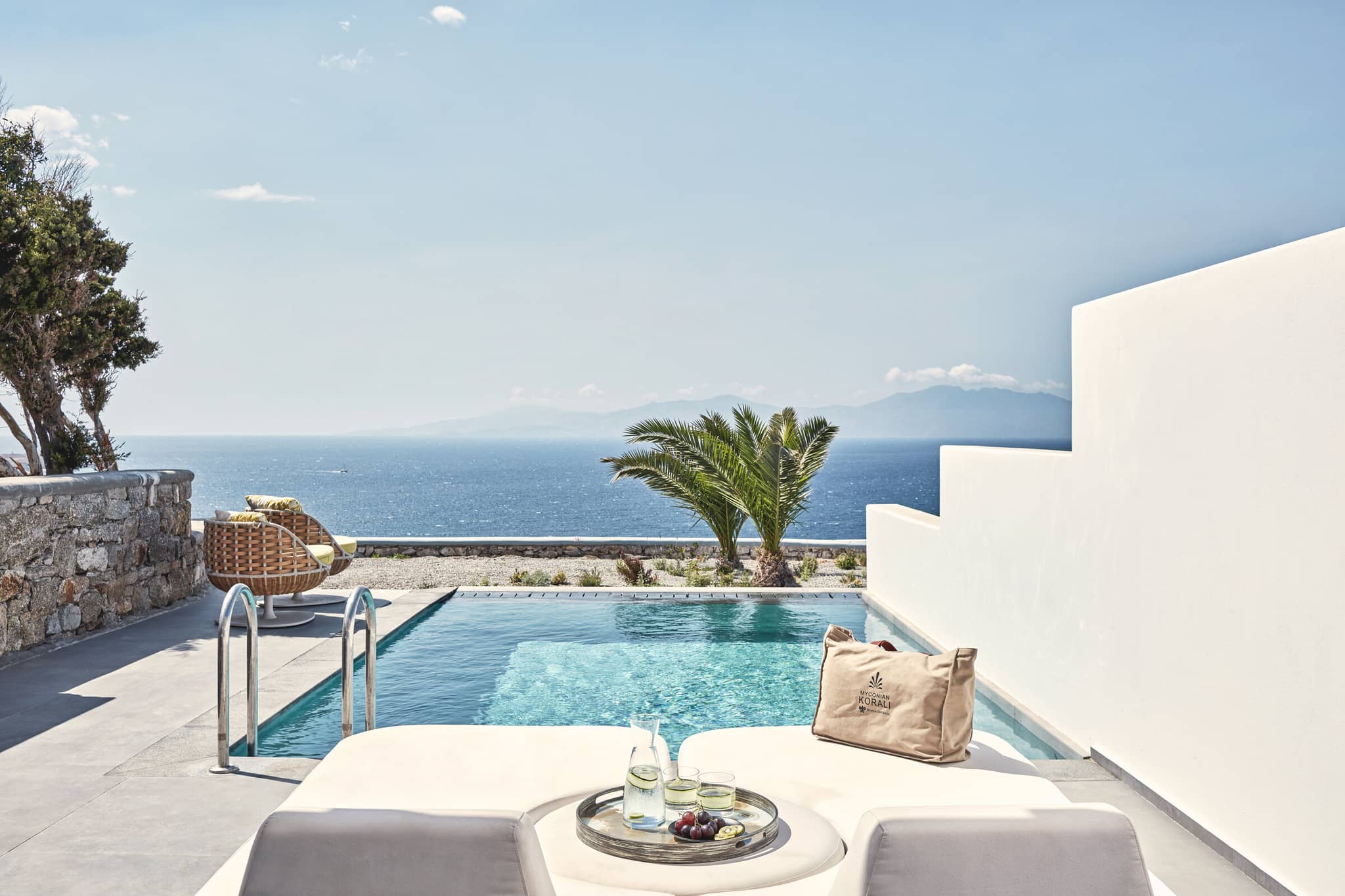Unexplored Greece gallery Gallery Greece Delos junior suite with sea view private pool and outdoor jacuzzi 11 Curated Greece