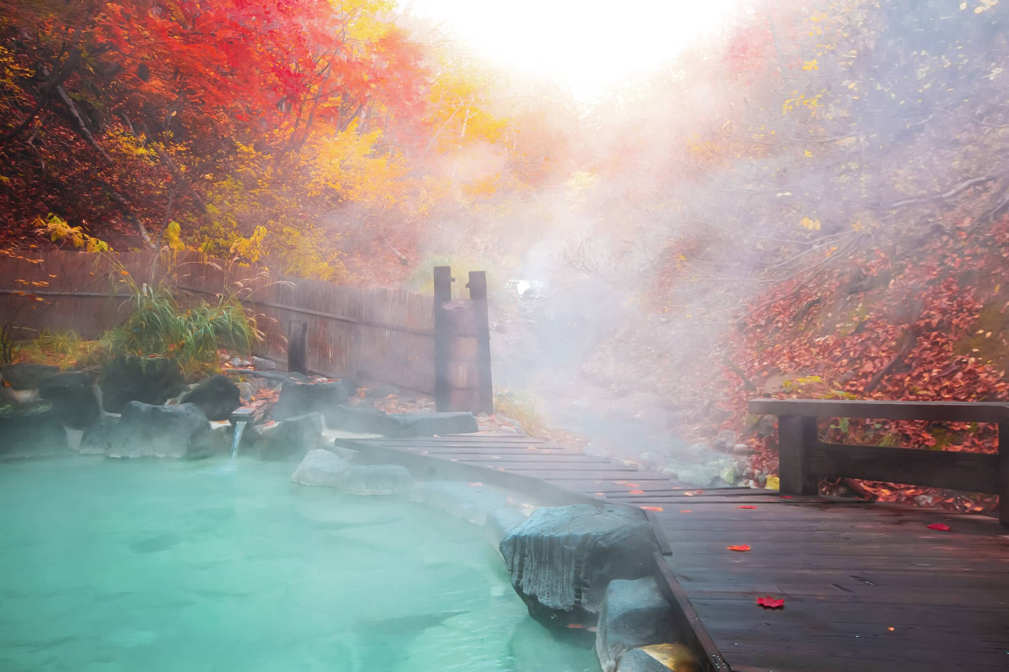 Journey Through Ancient Japan gallery Gallery5 onsen Japan GettyImages 1198045491 Pongvit