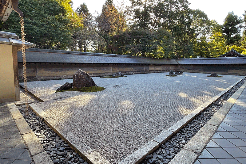 Ryoanji temple in Kyoto, Japan