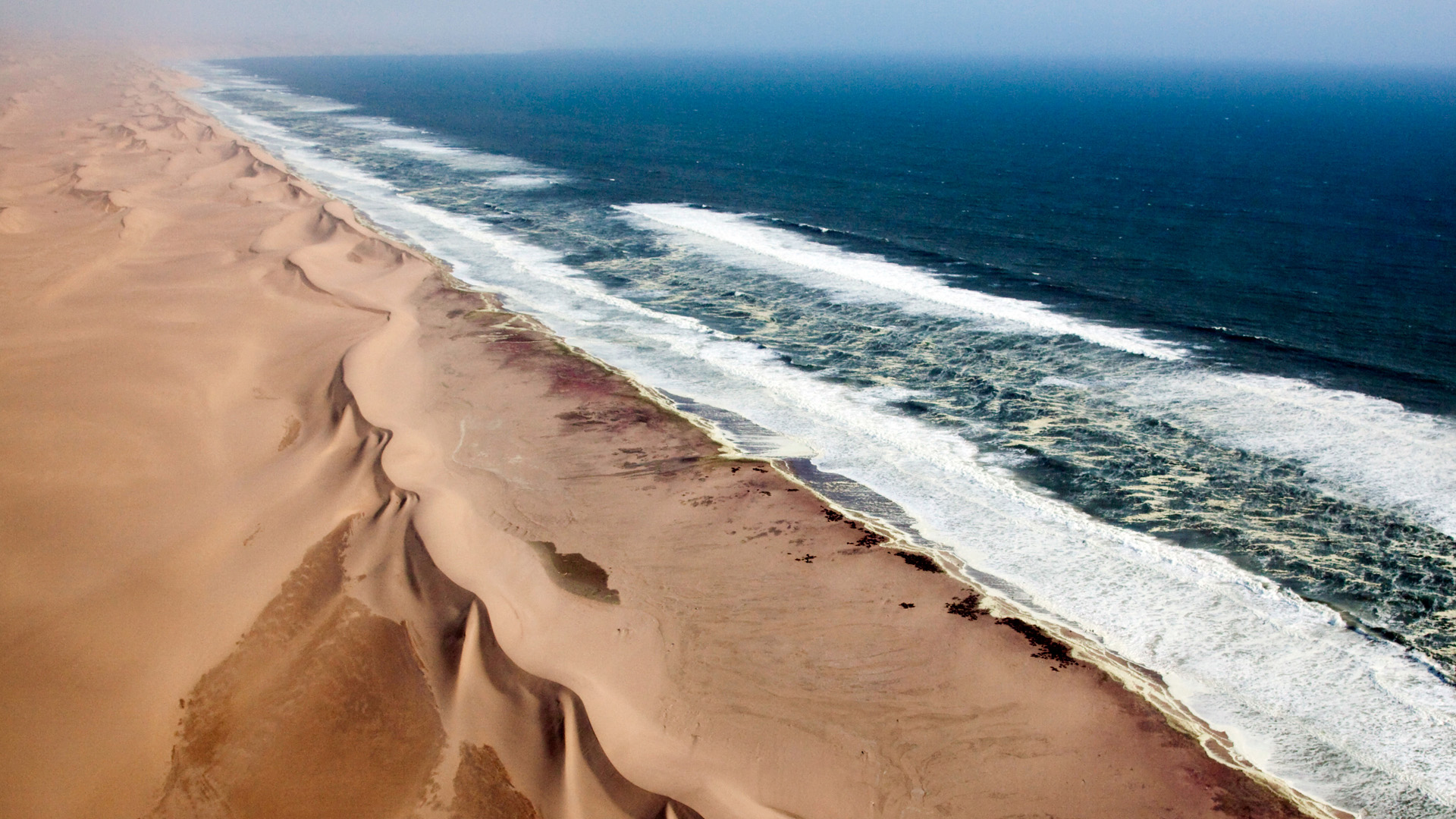 sand dunes in namibia africa