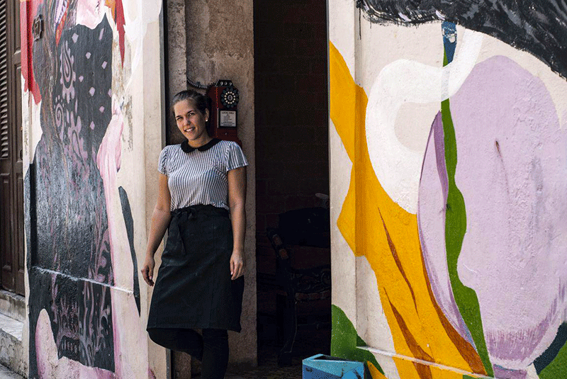 Diana Figueron in Jibaro Restaurant, Cuba