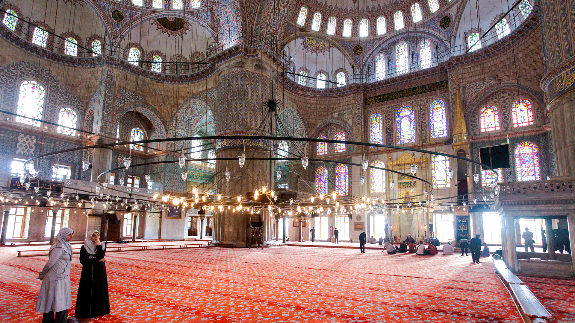 Interior of the Blue Mosque, Istanbul