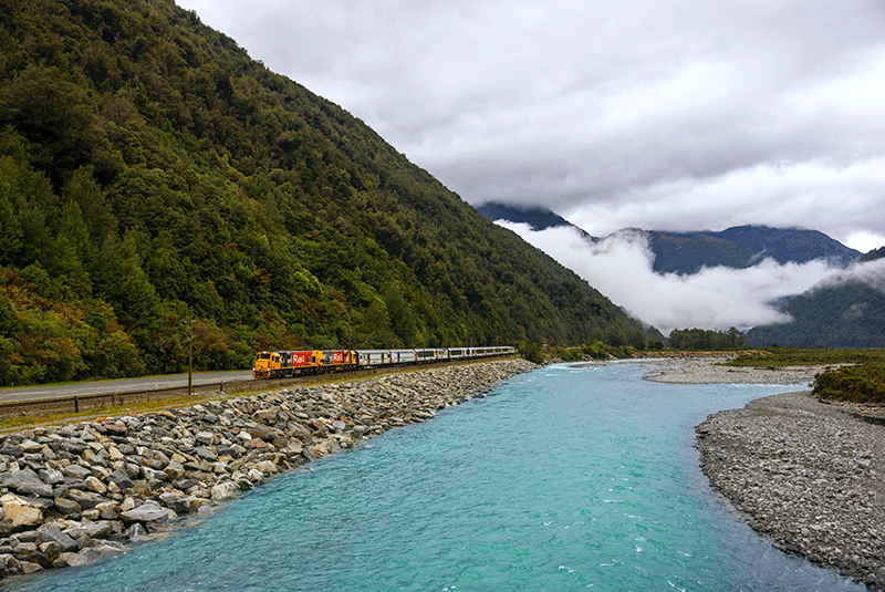 New Zealand, Christchurch, Canterbury Train